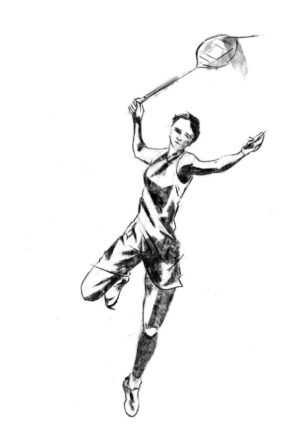 Badminton Dibujo