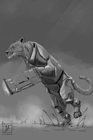 Guerrero Urmah - Dibujo de tigres